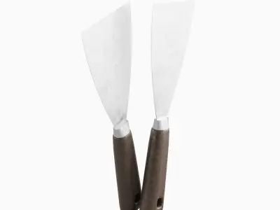 Industrial Spatula 03  Low-poly 3D model