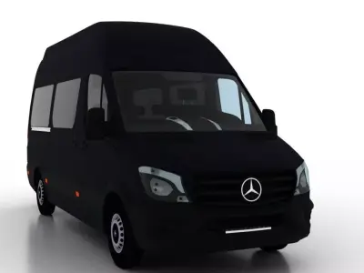 Mercedes Benz Sprinter L2H3 2015 Passenger EU 3D model