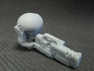 CHIBI-TECH SD - COLONIAL MK IV SMG HATCH GUNNER 3D print model