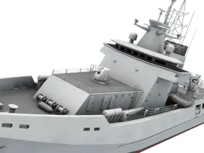 Arafura-class offshore patrol vessel 3D model