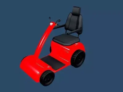 SCOOTER FOR DISABLED PEOPLE 3D model