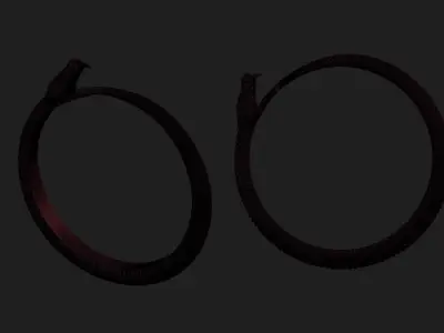 snake  ring ouroboros 3D print model