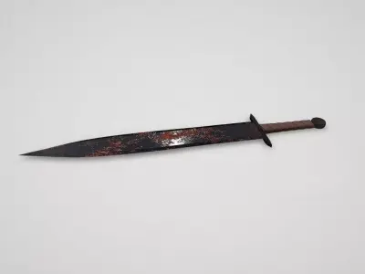 Game asset Aged Elegance Weapon 3D model