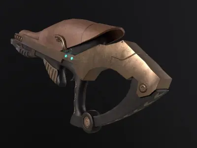 ZYGERRIAN BLASTER STAR WARS CLONE WARS Low-poly 3D model