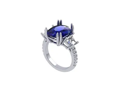 Cushion Ring 3D print model 11
