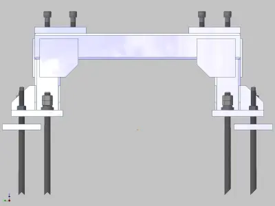 26374-ROBOT BASE BX200L-400 3D model