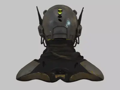 Cybernetic Reaper Low-poly 3D model