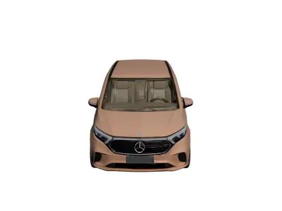 Mercedes EQV 2026 Minibus Luxury Electric Passenger Van 3D model