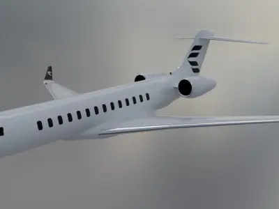 Bombardier Global 7500  3D print model