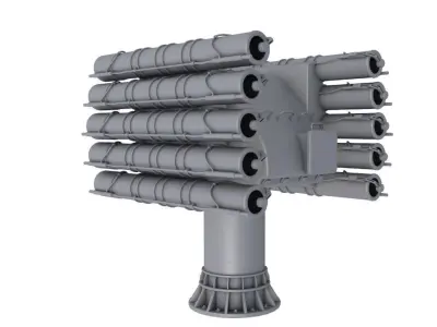 Deck Guns Collection 3D model