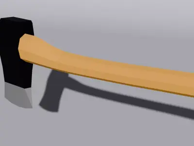 HACHA  Free low-poly 3D model