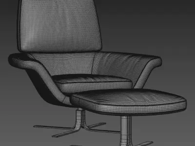 Blake Soft Armchair 3D model