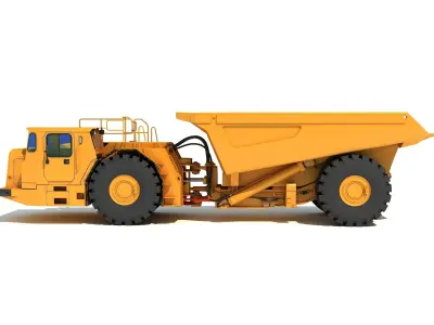 Articulated Mining Truck 3D model