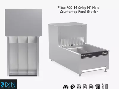 Pitco PCC14 Crisp N Hold Countertop Food Station 3D model