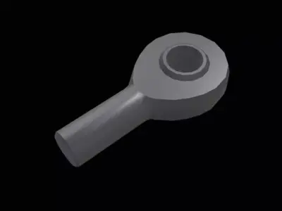 Simple Rod End Low-poly 3D model