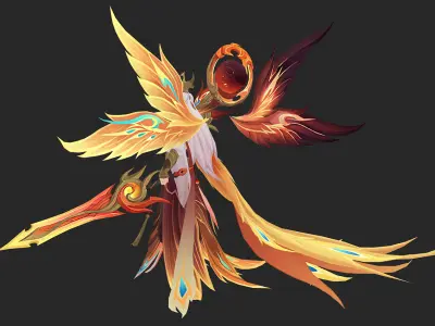 angel Low-poly 3D model buy