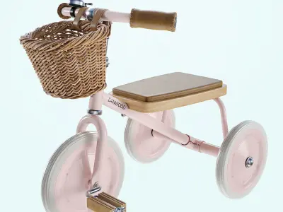 BANWOOD TRIKE Pink Chil Bike Kid Bicycle  3D model
