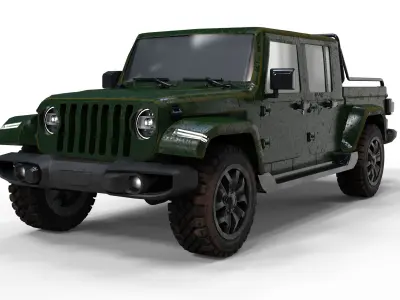 Jeep Gladiator  3D model purchase