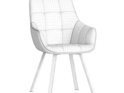 Swivel Dining Chair Emile Stulych 3D model
