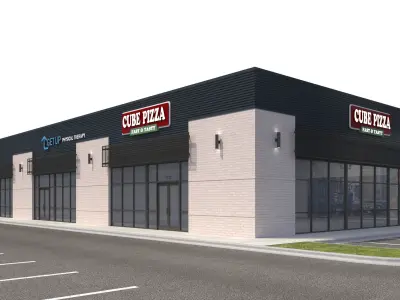 Retail-129 Retail Store B 3D model