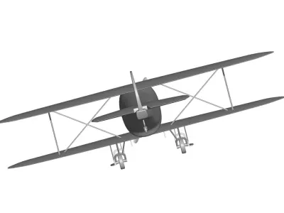Beechcraft 17 Staggerwing 3D model