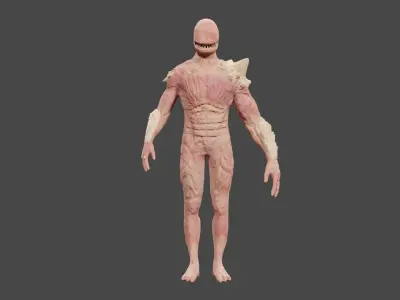 Fleshy Monster Low-poly 3D model