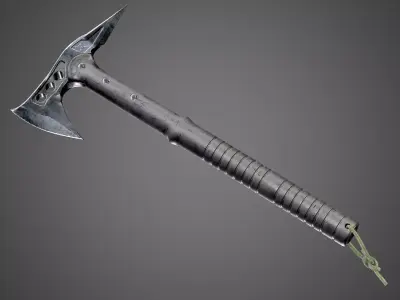 M48 Hawk Tactical Tomahawk AAA PBR Game Ready Asset Low-poly 3D model