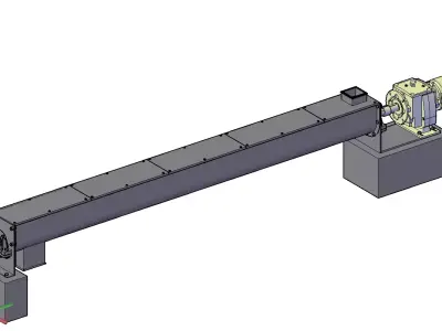 Screw Conveyor 3D model