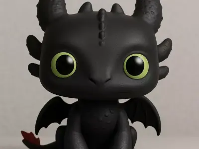 Funko How to Train Your Dragon - Toothless  3D print model