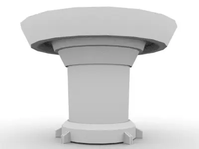 sci-fi test tube 3D model