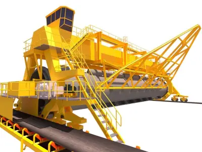 Retomadora cacambas 3D model