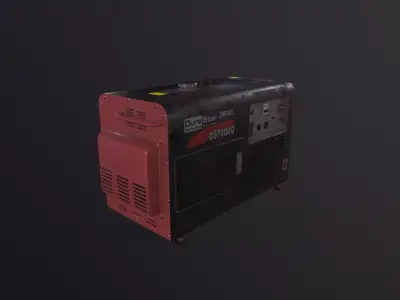 Generator 3D Model Low-poly 3D model