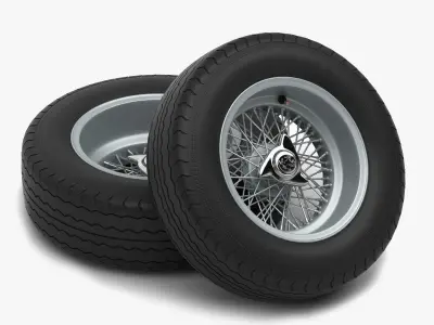 Classic Racing Wheels Bundle 3D Model Pack purchase