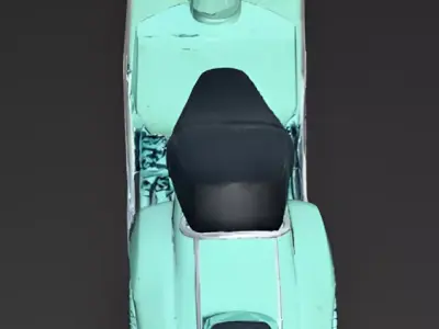 Dolce-Veloce Classic Urban Scooter Low Poly 3D Model Low-poly 3D model