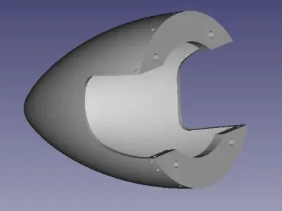 1-4 scale Spinner for Mudry CAP10 b RC scale Model 3D model