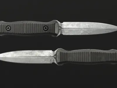 Knife Infidel  Low-poly 3D model