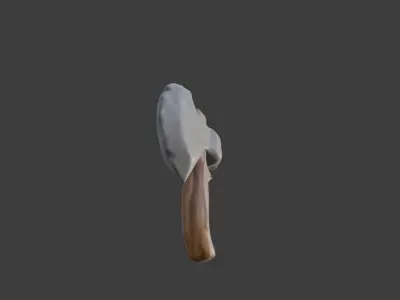 Battle Axe Low-poly 3D model Low-poly 3D model