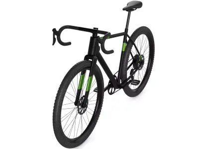 Cyclocross Bike 3D model purchase