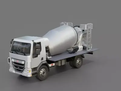 Kenworth K370 Concrete Mixer 3D model
