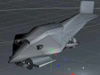 watercraft submarine concept 3D model