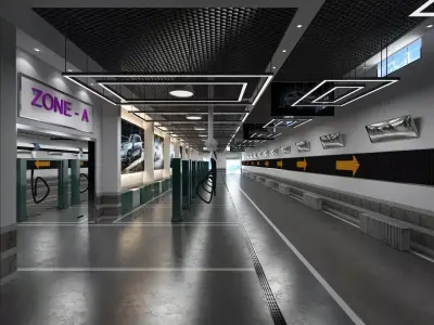 Car Service  3D model