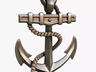 Anchor 3D model Textured