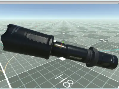 Armytek Predator Pro Low-poly 3D model