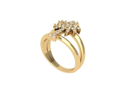 Wedding Ring  3D print model 401