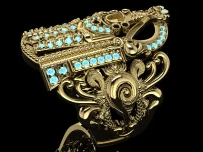 Balaji ring 3D print model