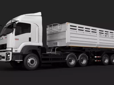 ISUZU DECA-GXZ360 Dump 3D model