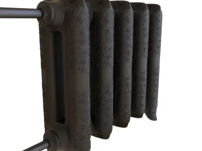 Iron radiator 3D model