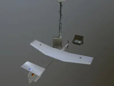 UAV EMT Aladin  Low-poly 3D model