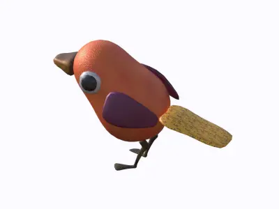  The Bird Low-poly 3D model