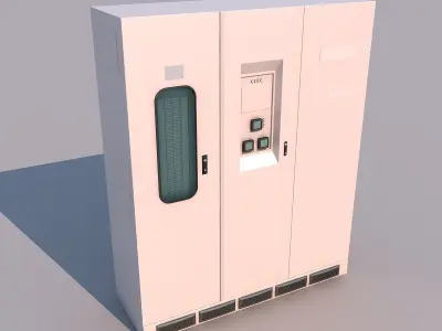 Equipment cabinet 3D model